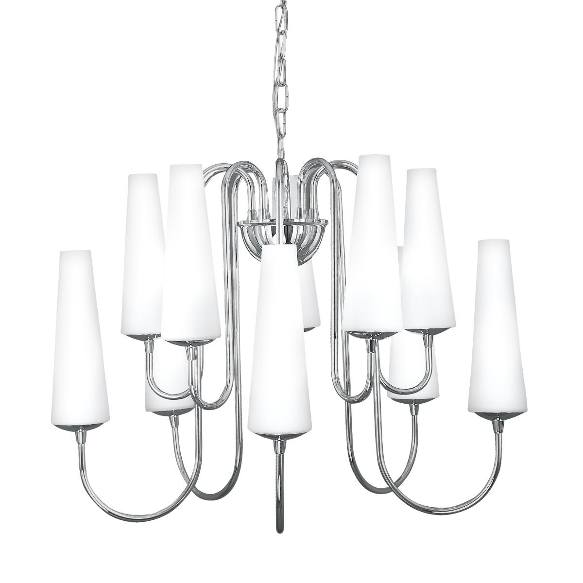 1130 Lampa wisząca MAGNUM 10 chrome