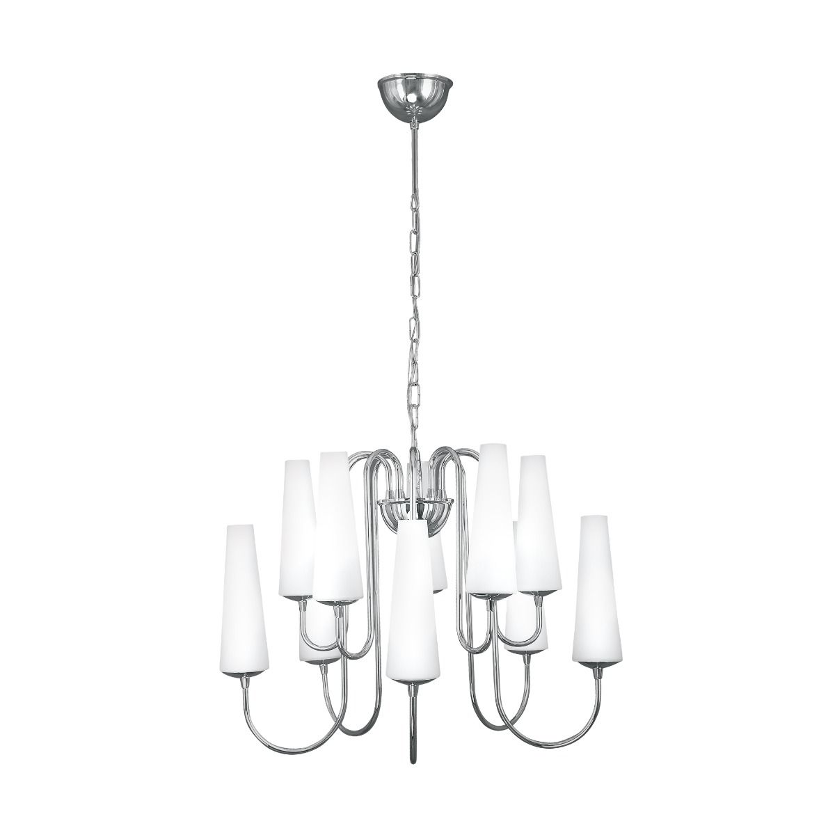 1130 Lampa wisząca MAGNUM 10 chrome