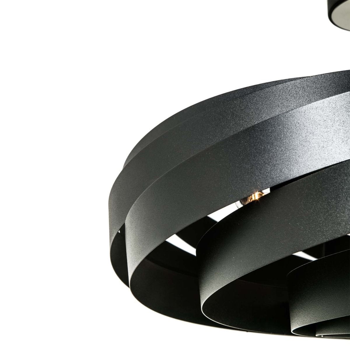 1131 Lampa sufitowa VENTO 60 cm czarna/black