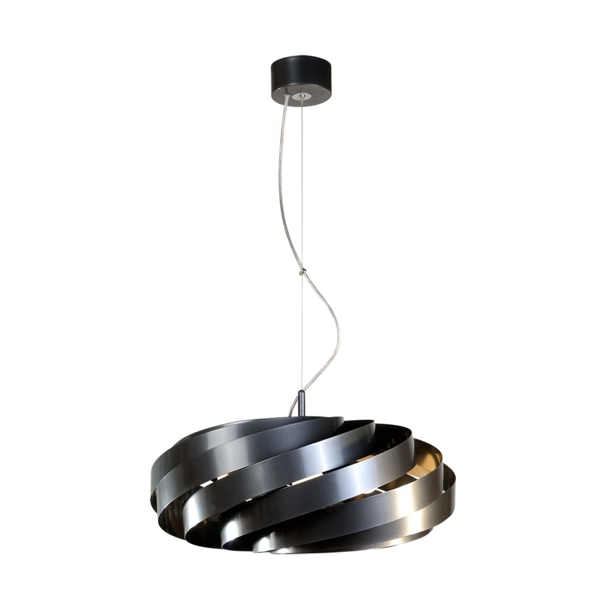 1136 Lampa wisząca VENTO 60 cm antracyt