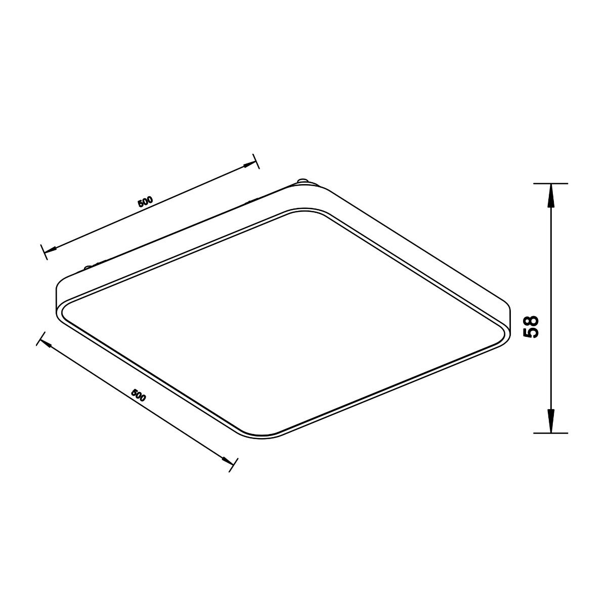 Lampa sufitowa SIERRA 12100005-GD