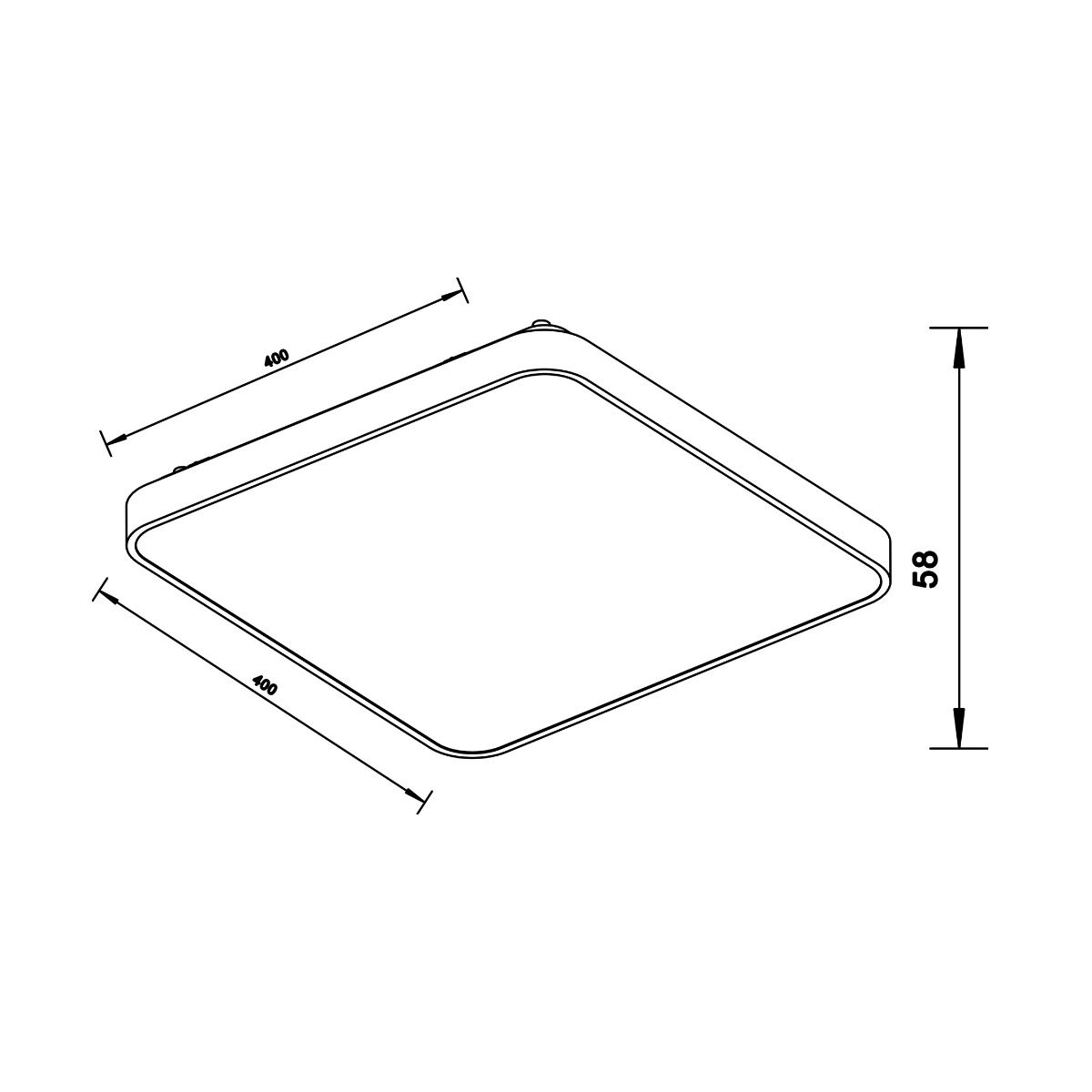 Lampa sufitowa SIERRA 12100006-GD