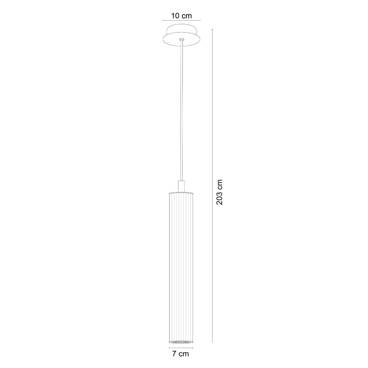 1226 ARIA LAMPA WISZĄCA TYTAN