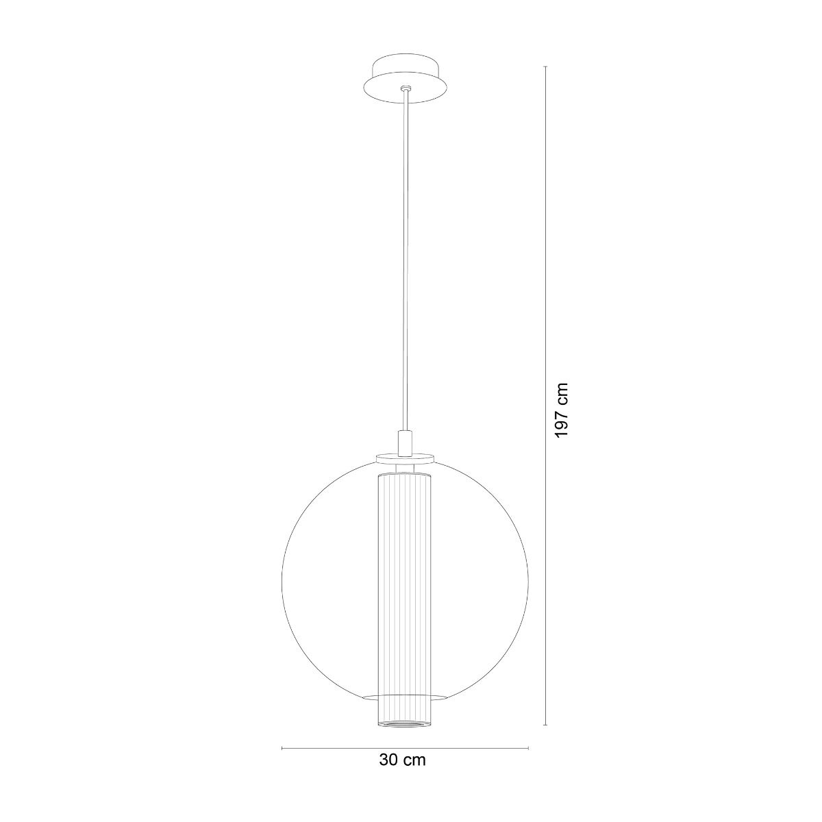 1240 BELLA LAMPA WISZĄCA MOSIĄDZ