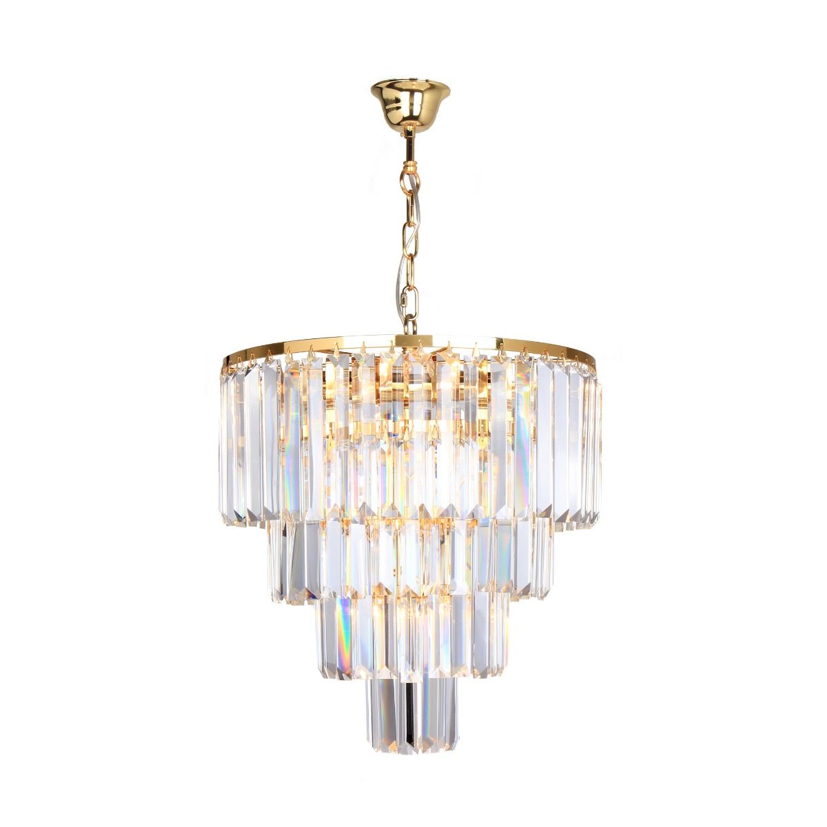 Lampa wisząca AMEDEO 17106/4+1-GLD