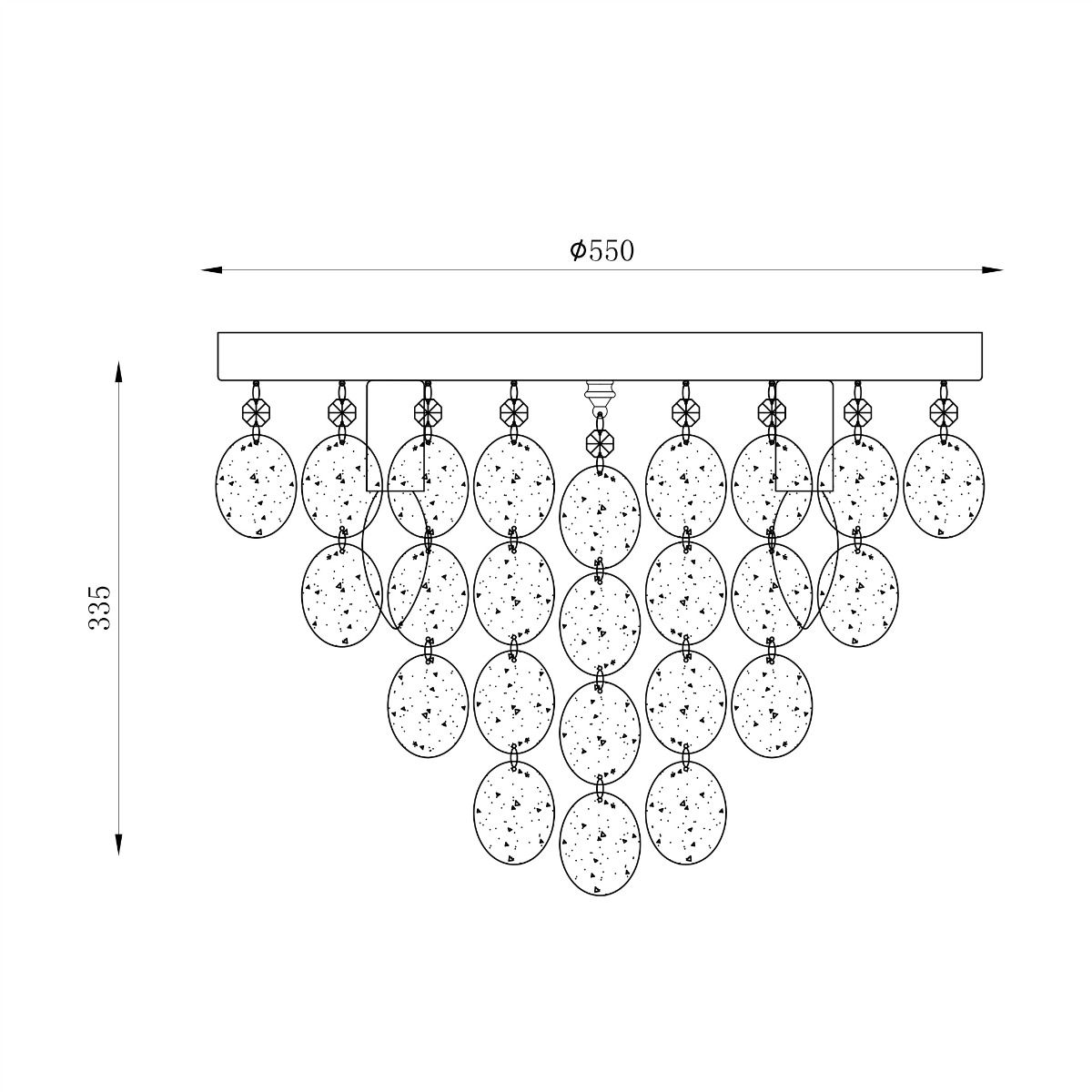 Lampa sufitowa PARDO 18366