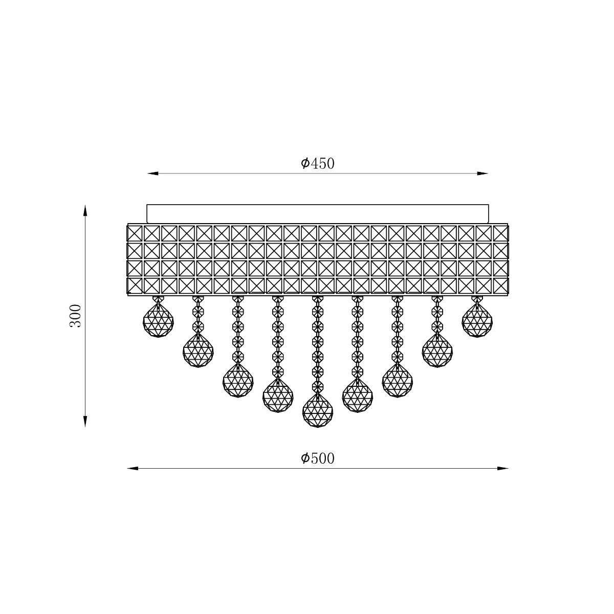 Lampa sufitowa CAPRI 19027-L