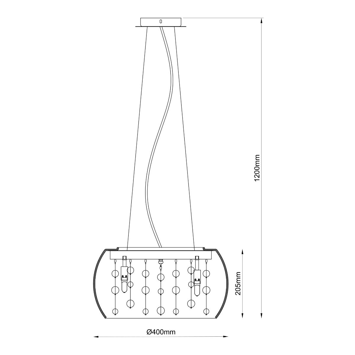 Lampa wisząca CASSIA 19151