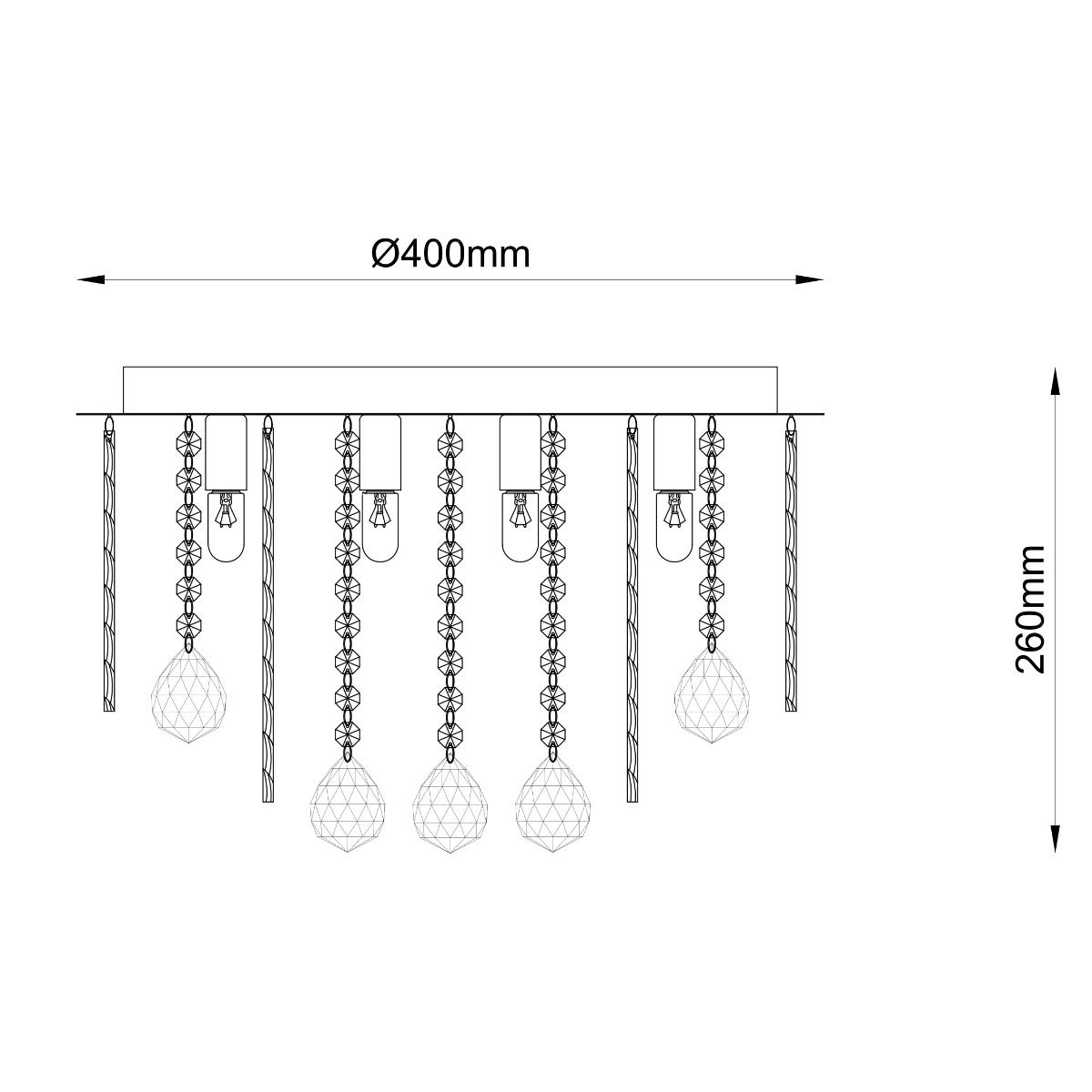 Lampa sufitowa SITANO 19156L