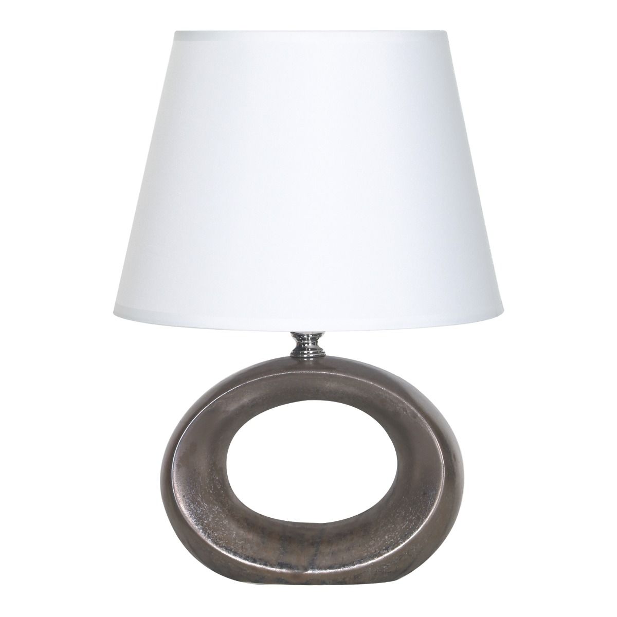 1997 LAMPA STOŁOWA BIAŁA-BRĄZ/WHITE-BRONZE