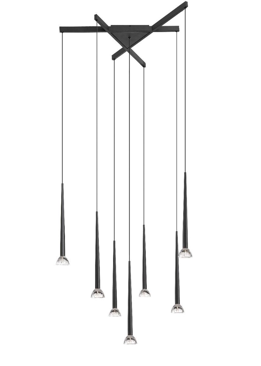 P0603-07C-P7B1 BOSTON LAMPA WISZĄCA CZARNY MAT