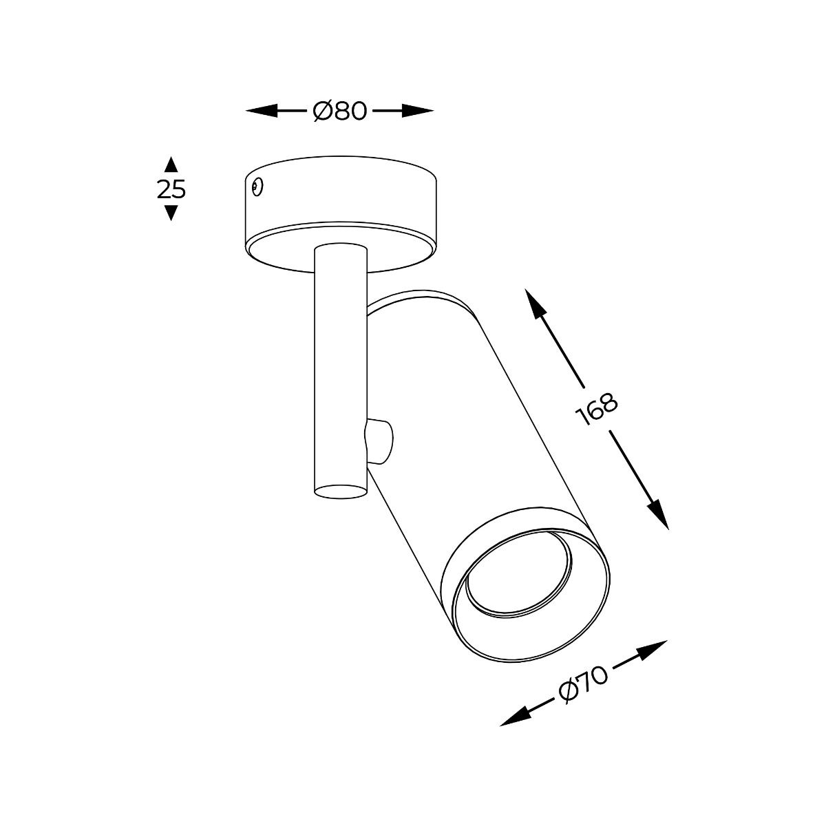 Spot TORI SL 2 20015-WH-N