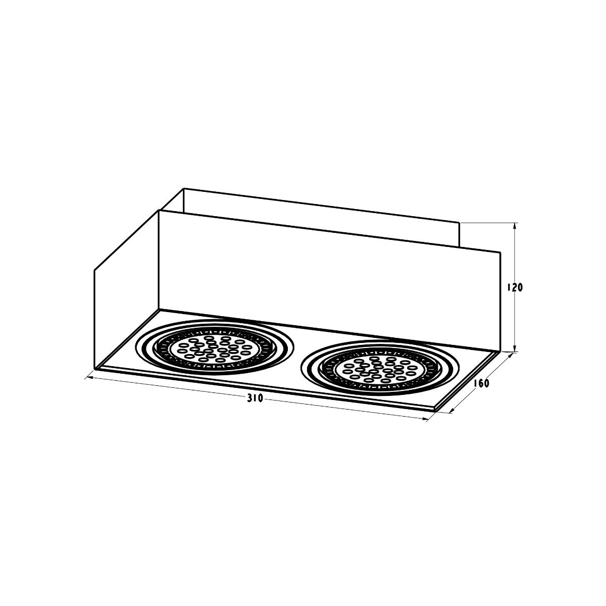 Spot BOXY CL 2 20075-BK