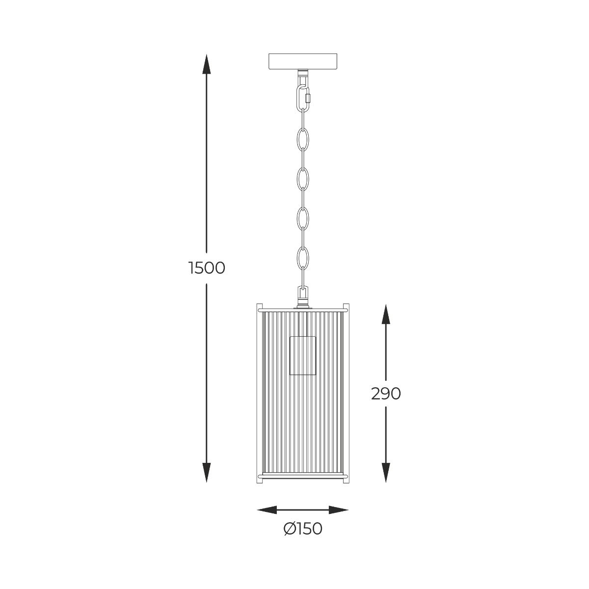 2200131P-1 MARMO LAMPA WISZĄCA CHROME