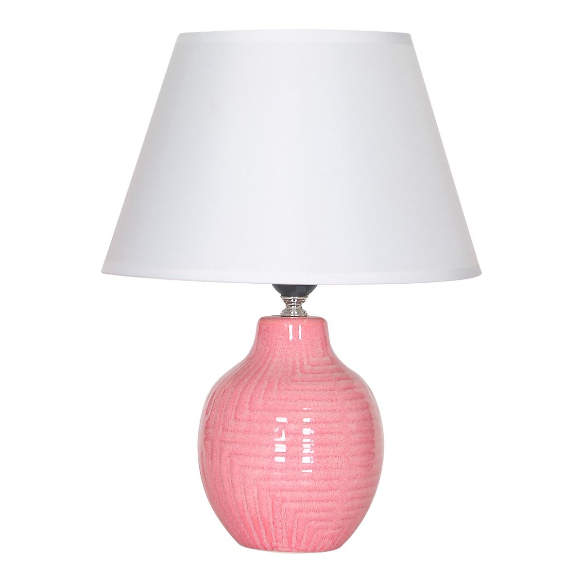 2303 LAMPA STOŁOWA RÓŻOWO-BIAŁA/PINK-WHITE