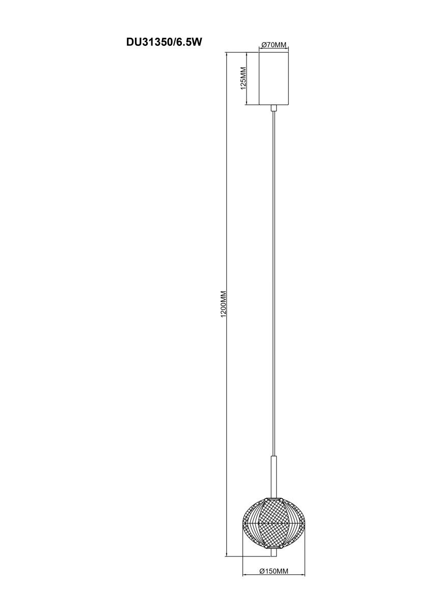Lampa wisząca GALATEA DU31350/6.5W
