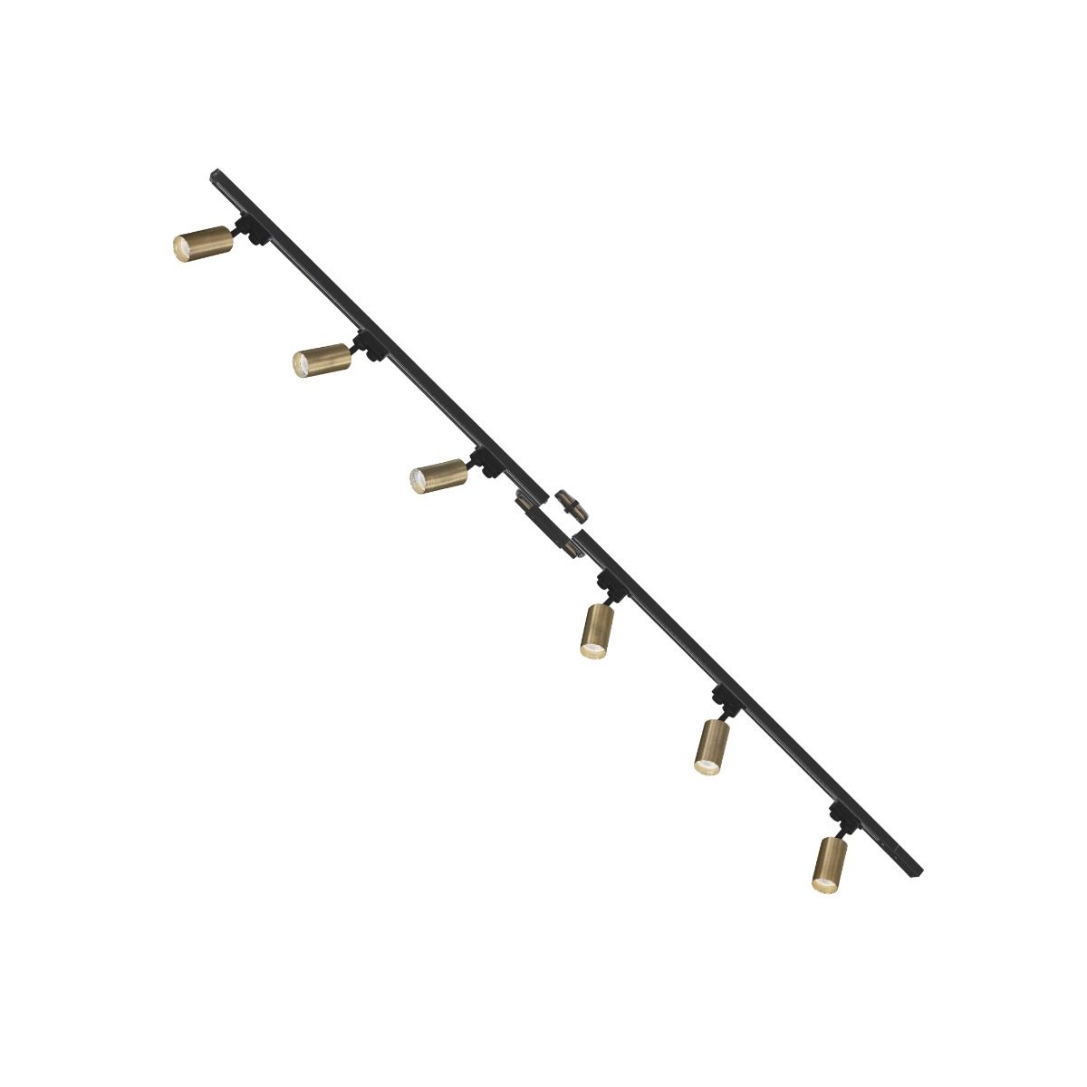 3022 Zestaw 6 szynoprzewody black-gold jednoobwodowy
