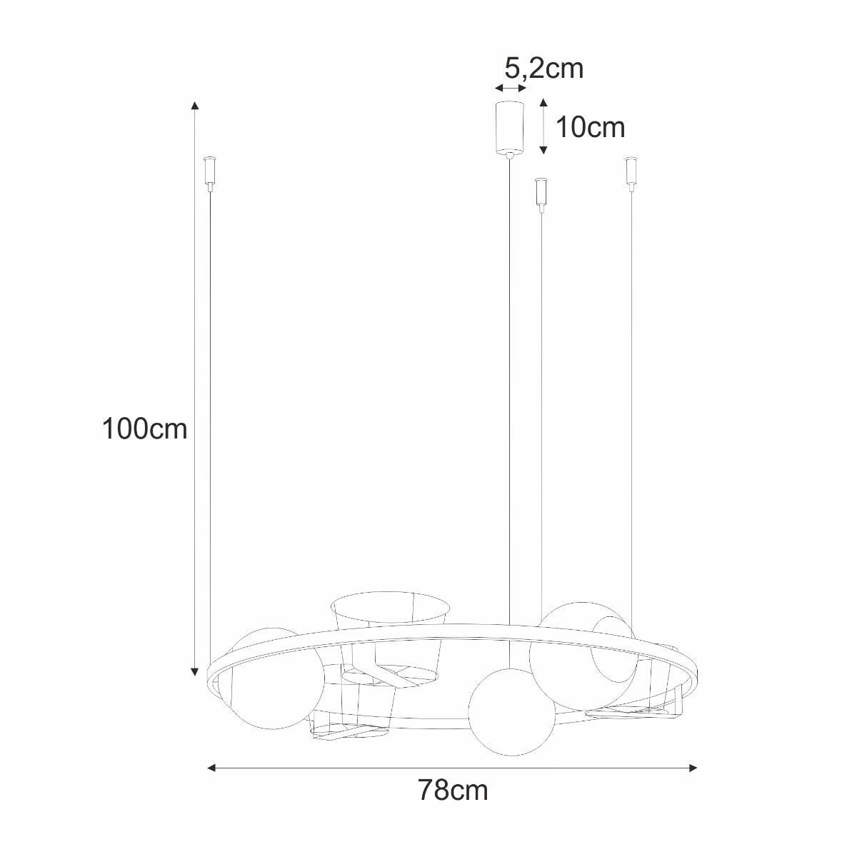 5005 PLANT 3 PENDANT LAMP