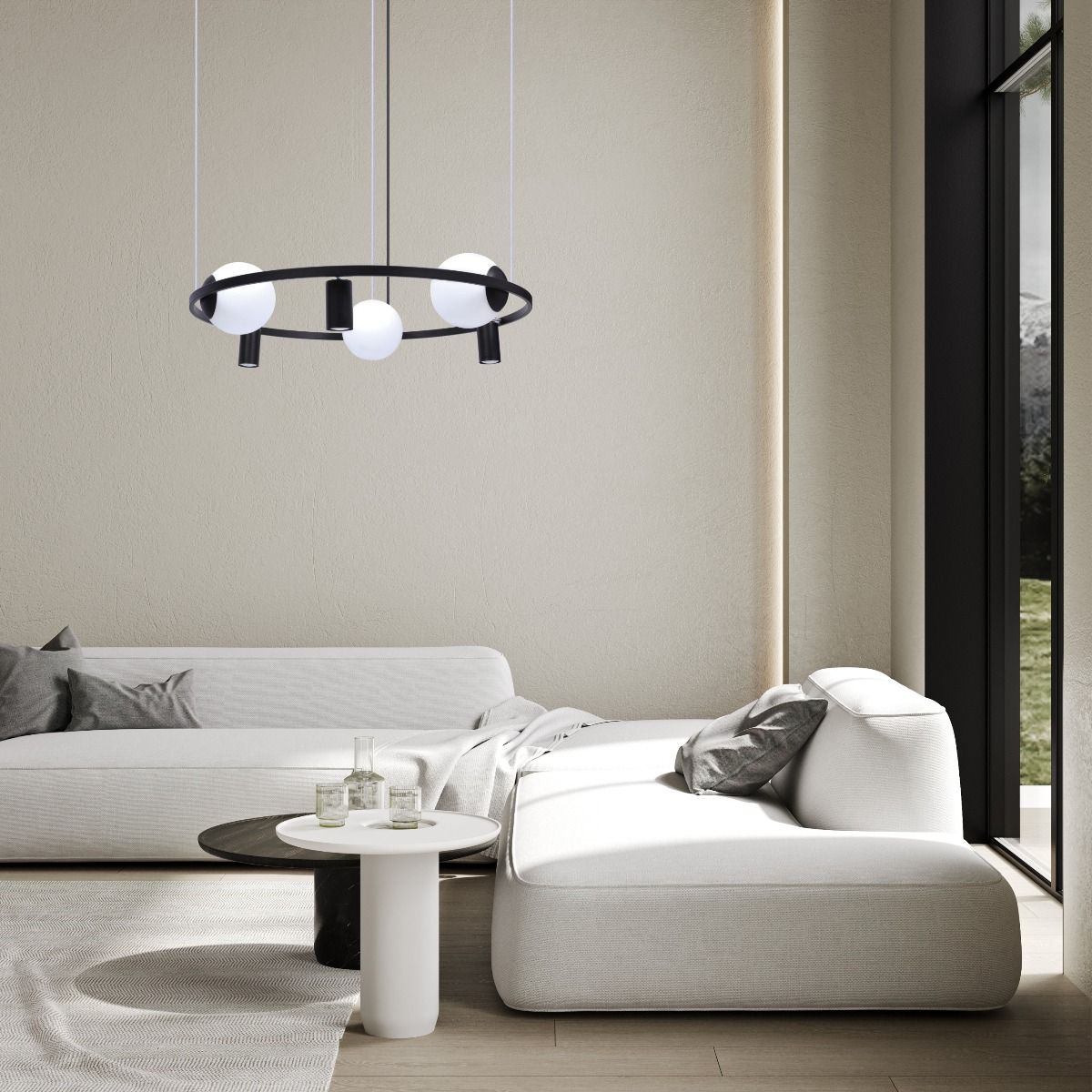 5006 ORBIT 3+3 PENDANT LAMP