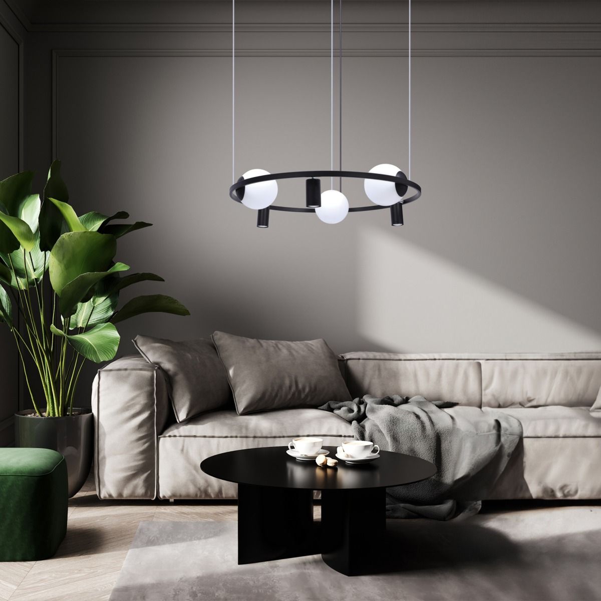 5006 ORBIT 3+3 PENDANT LAMP