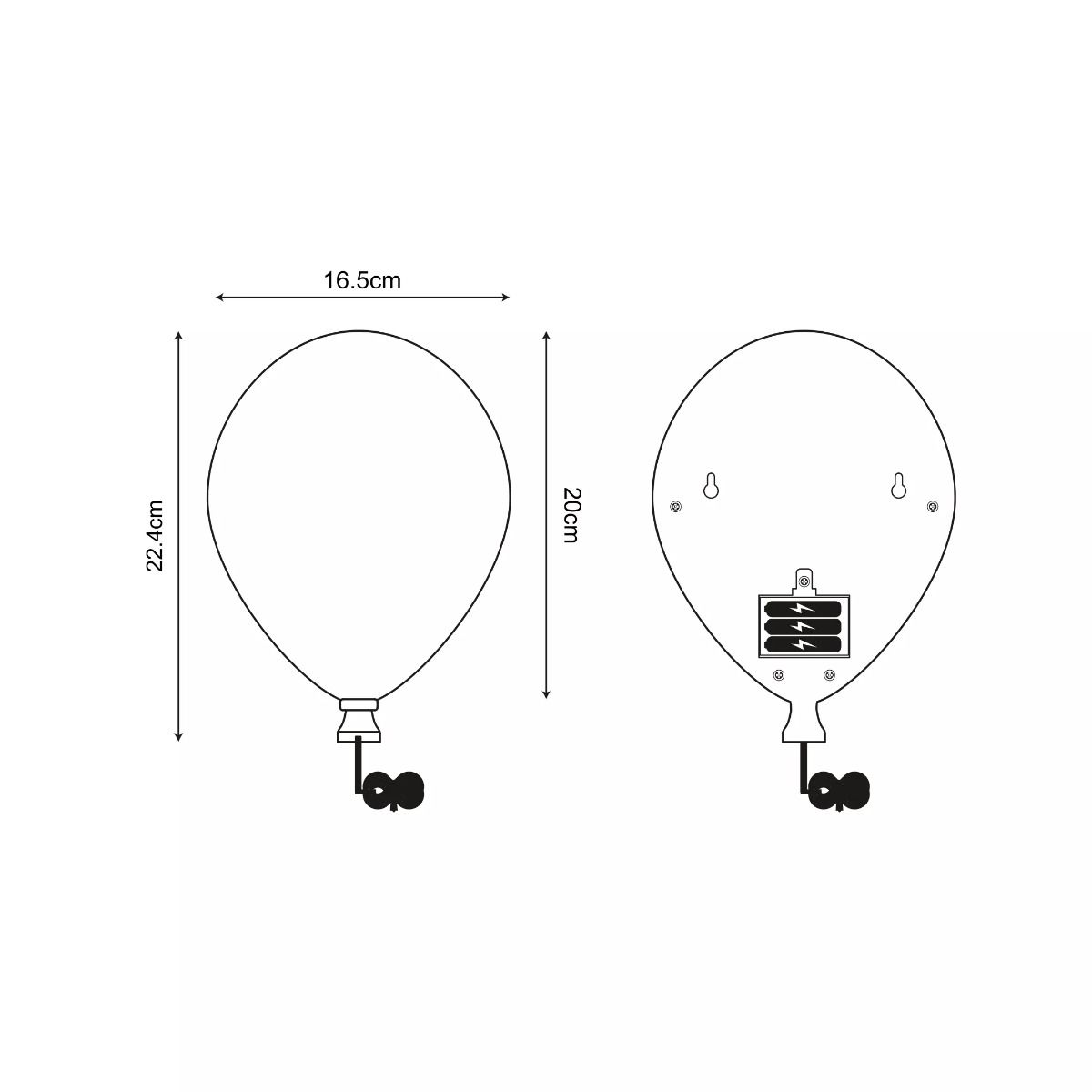 Kinkiet BALLOON 84454-BE