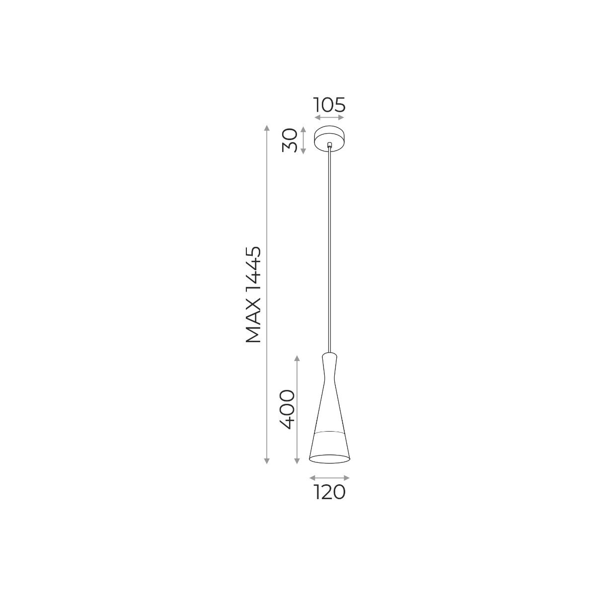 Lampa wisząca CONE 8511103