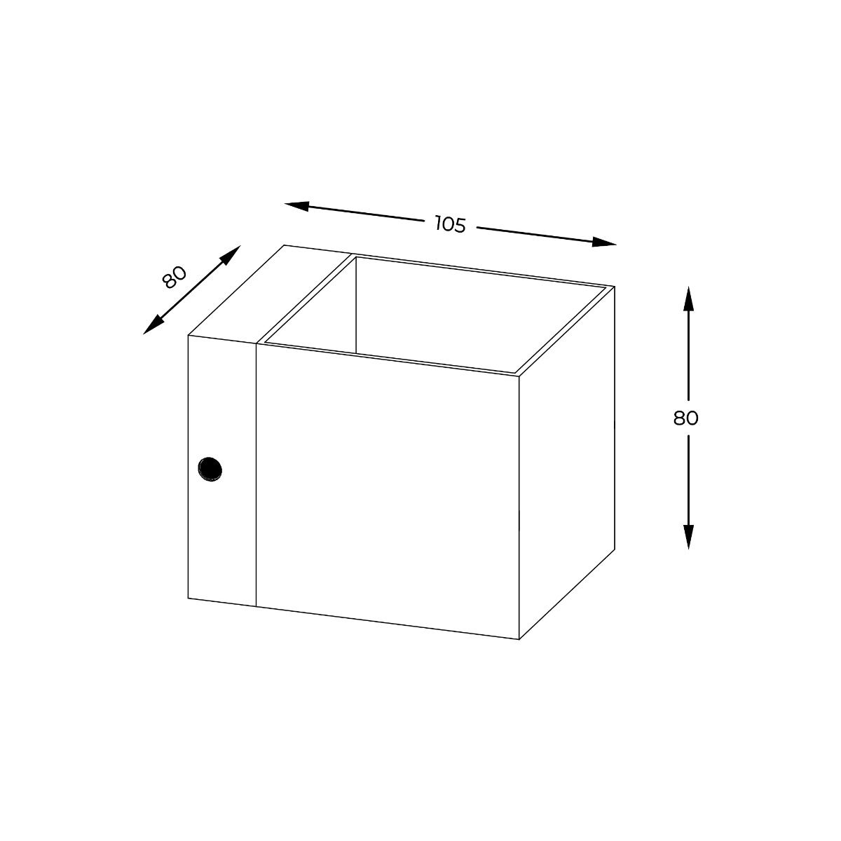 Kinkiet TRANSFER WL WHITE 90841-N