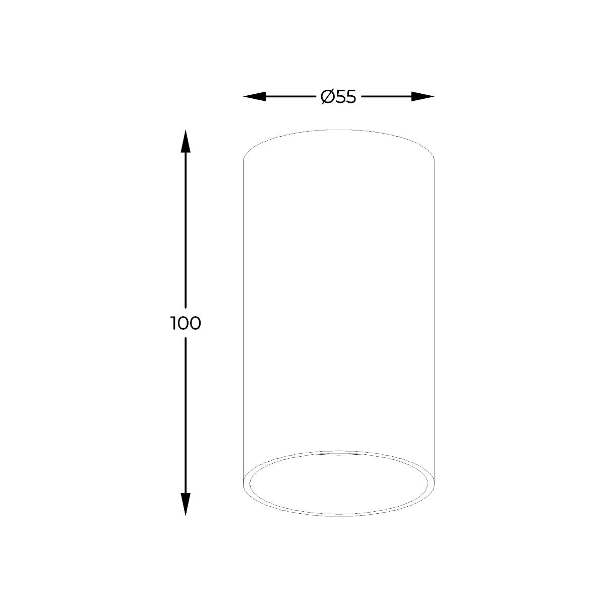 Spot TUBA SL 1 WHITE 92679-N