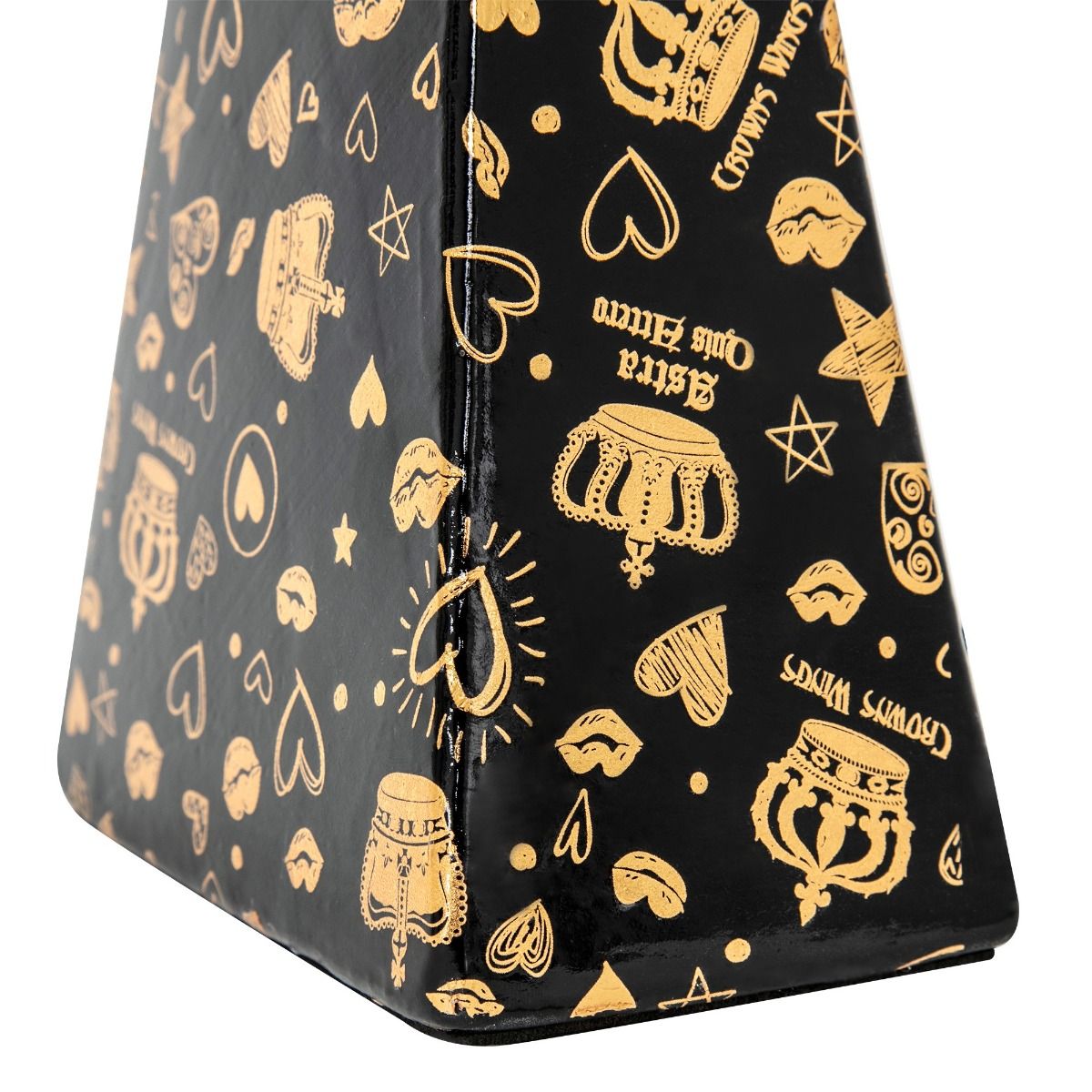 A342-BL LAMPA STOŁOWA ZŁOTO-CZARNA/GOLD-BLACK