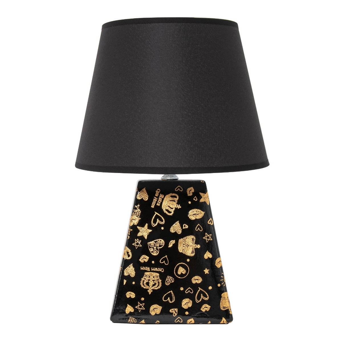 A342-BL LAMPA STOŁOWA ZŁOTO-CZARNA/GOLD-BLACK