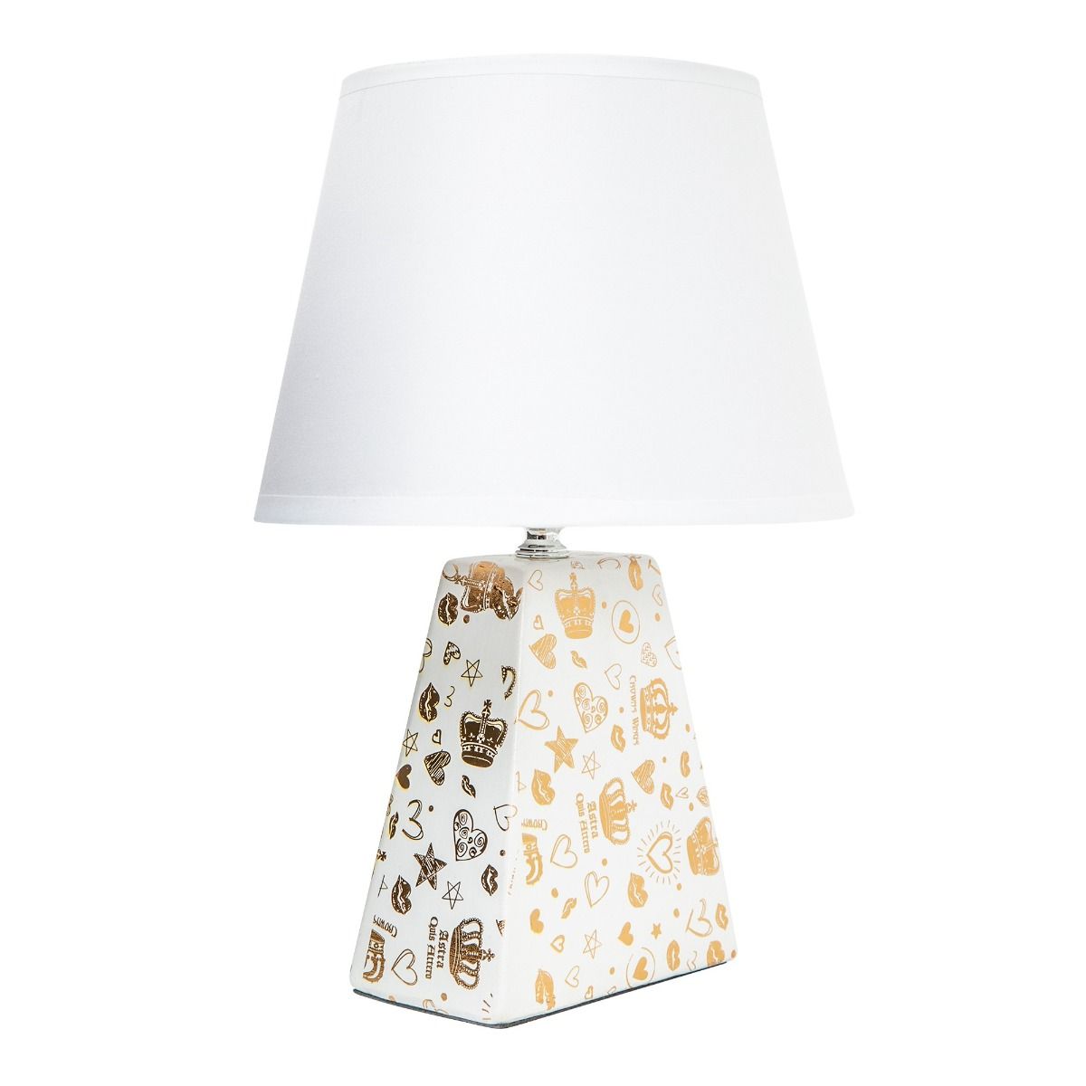 A342-WH LAMPA STOŁOWA ZŁOTO-BIAŁA/GOLD-WHITE