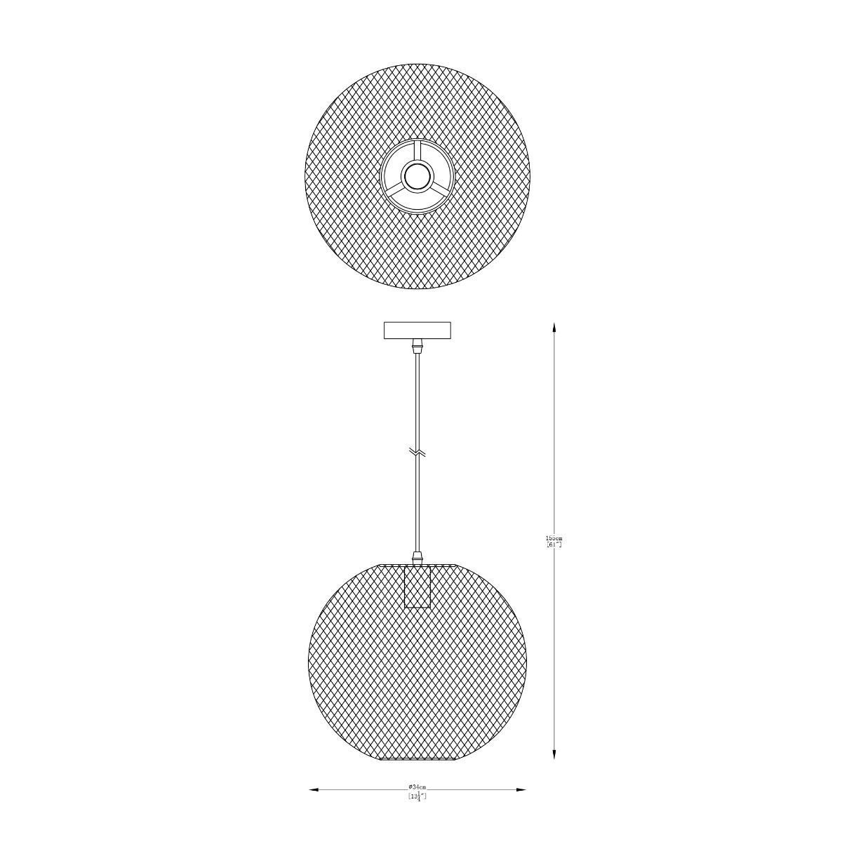 Lampa wisząca ORION A8129L