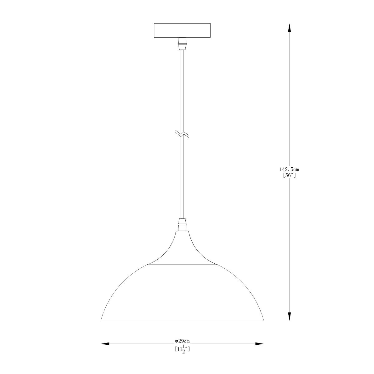 A8134 SARDA LAMPA WISZĄCA CZARNY MAT-ZŁOTO/MATT BLACK-GOLD