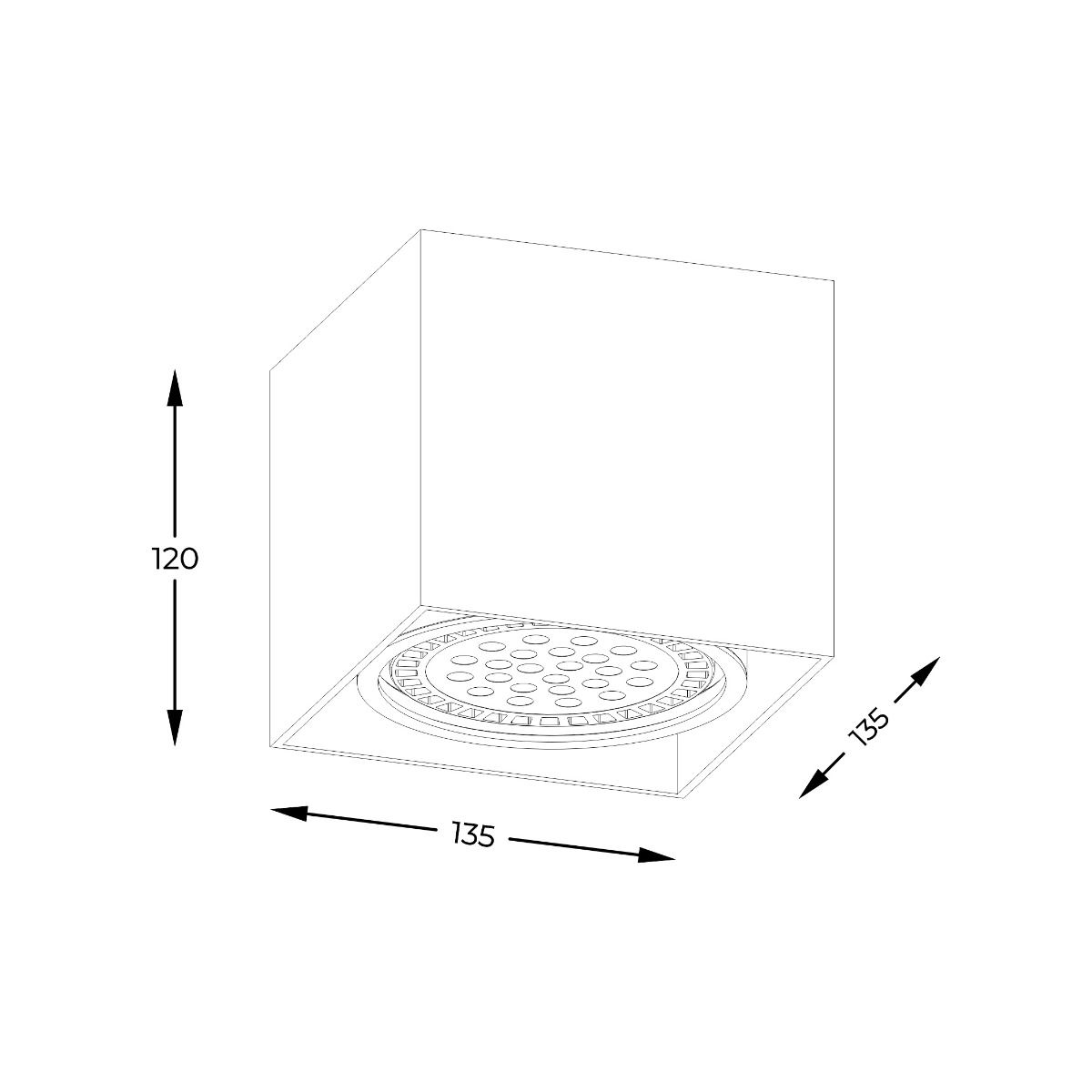 Spot BOX 1 WH ACGU10-114-N