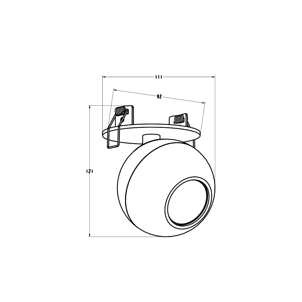 Spot BUELL 1 WH ACGU10-152