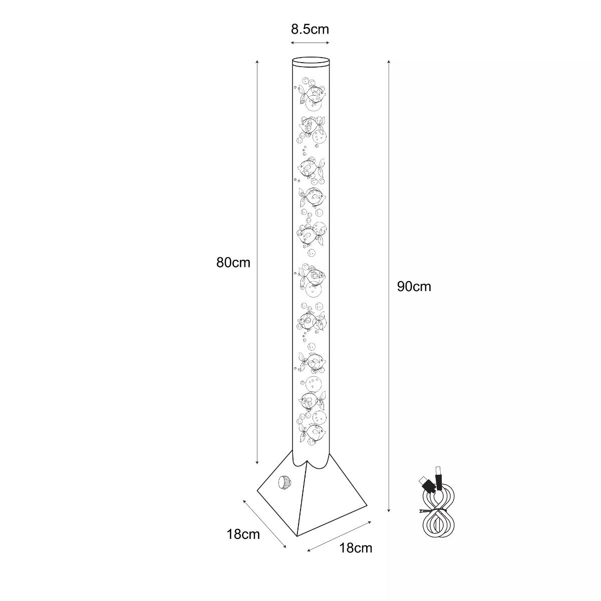 Lampa podłogowa AQUA 89244