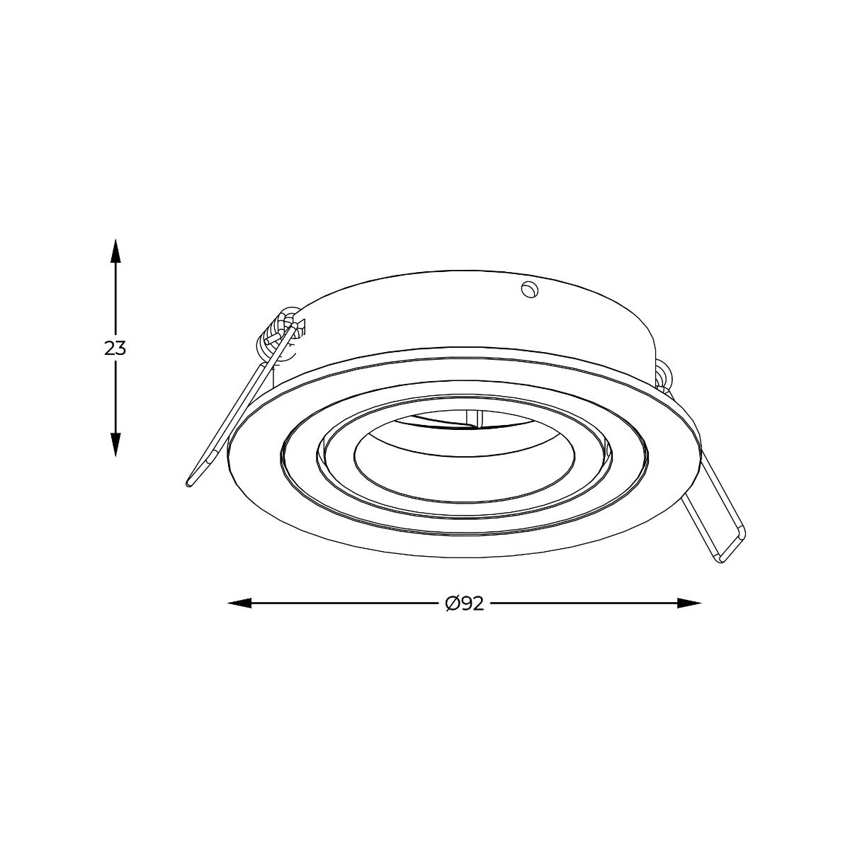 Spot RONDOO DL ROUND ARGU10-038-N