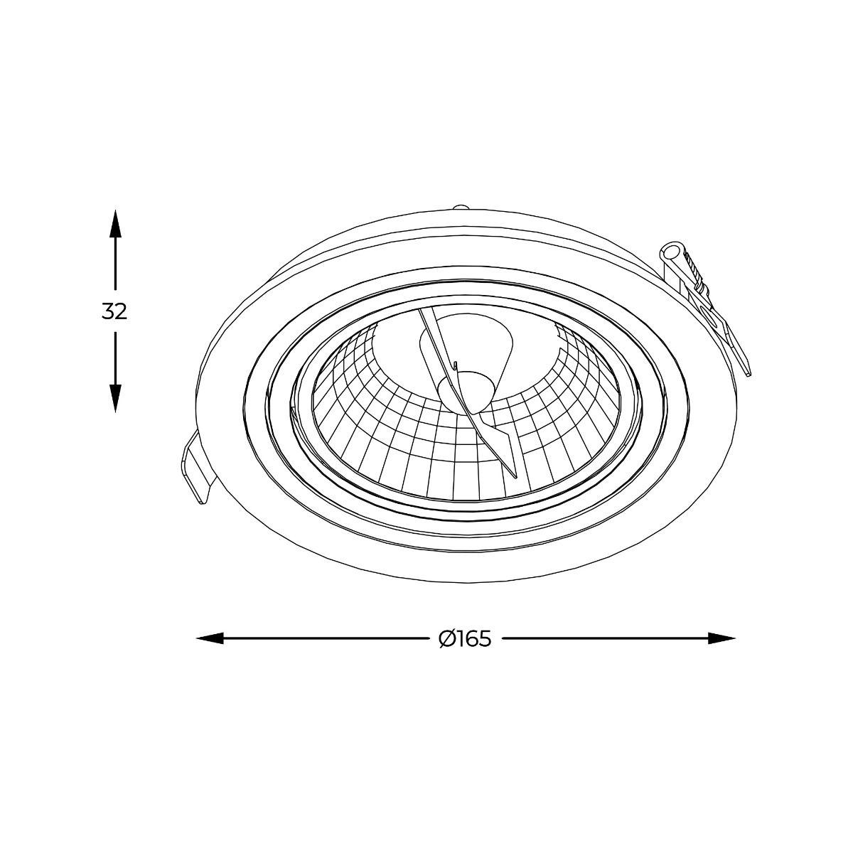 Spot CHUCK 111 SL ROUND ARGU10-054-N