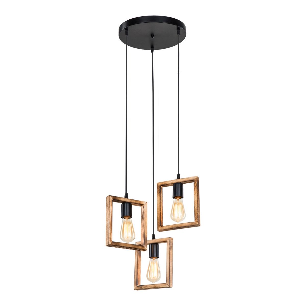  ASZ.1678 ATRIA LAMPA WISZĄCA BRĄZOWA/BROWN