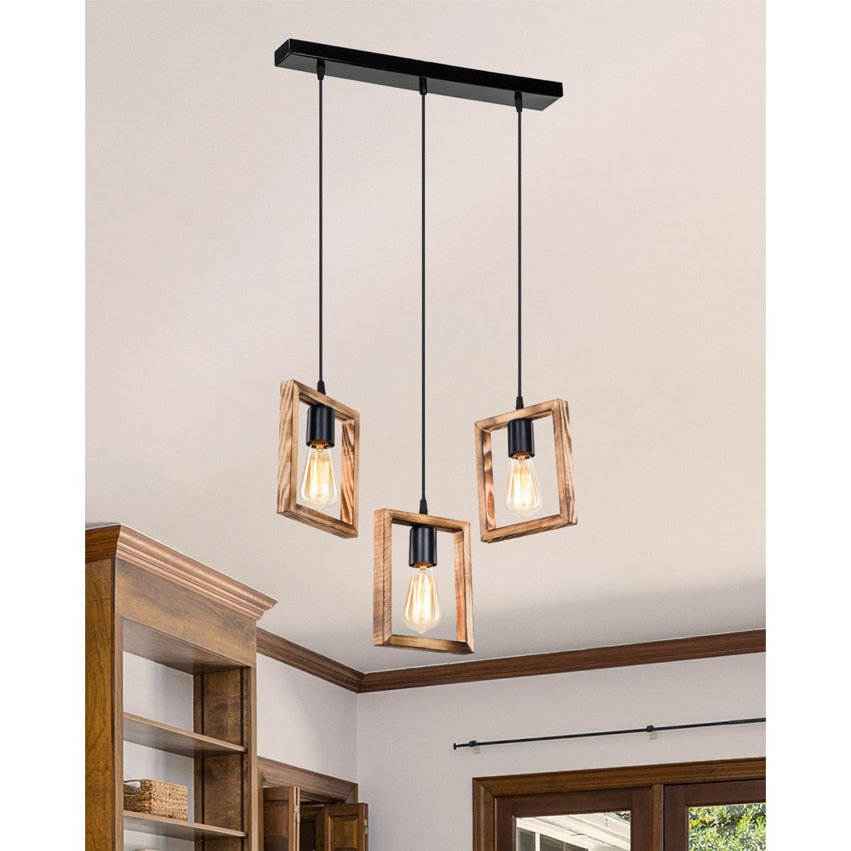 ASZ.1679 ATRIA LAMPA WISZĄCA BRĄZOWA/BROWN
