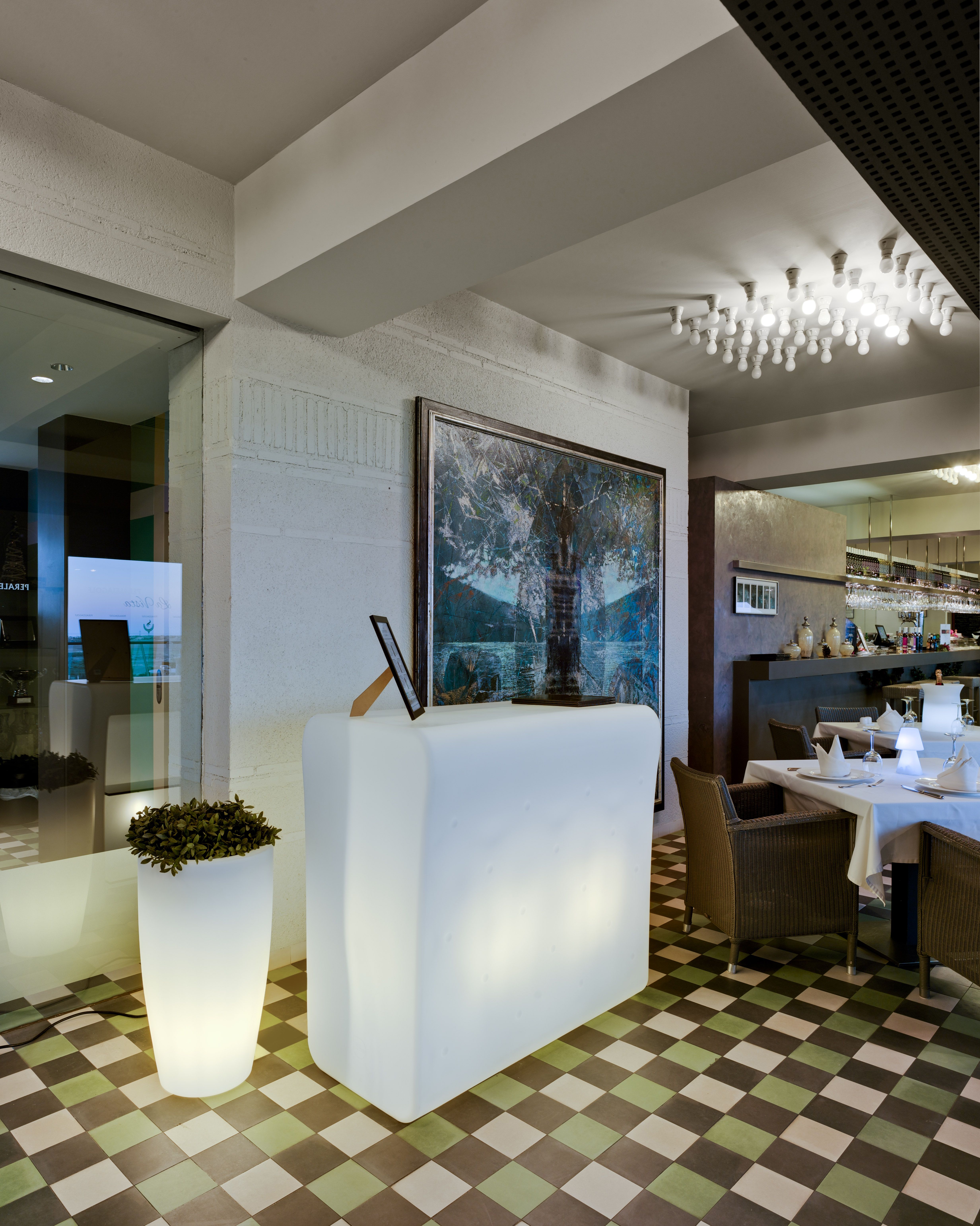 Doniczka BAMBU 70 LED 3281