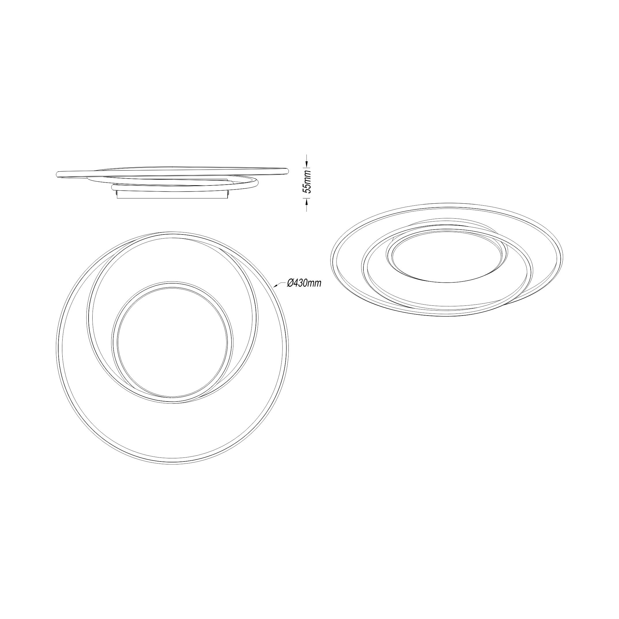 Lampa sufitowa ZEPHYRA C240842601