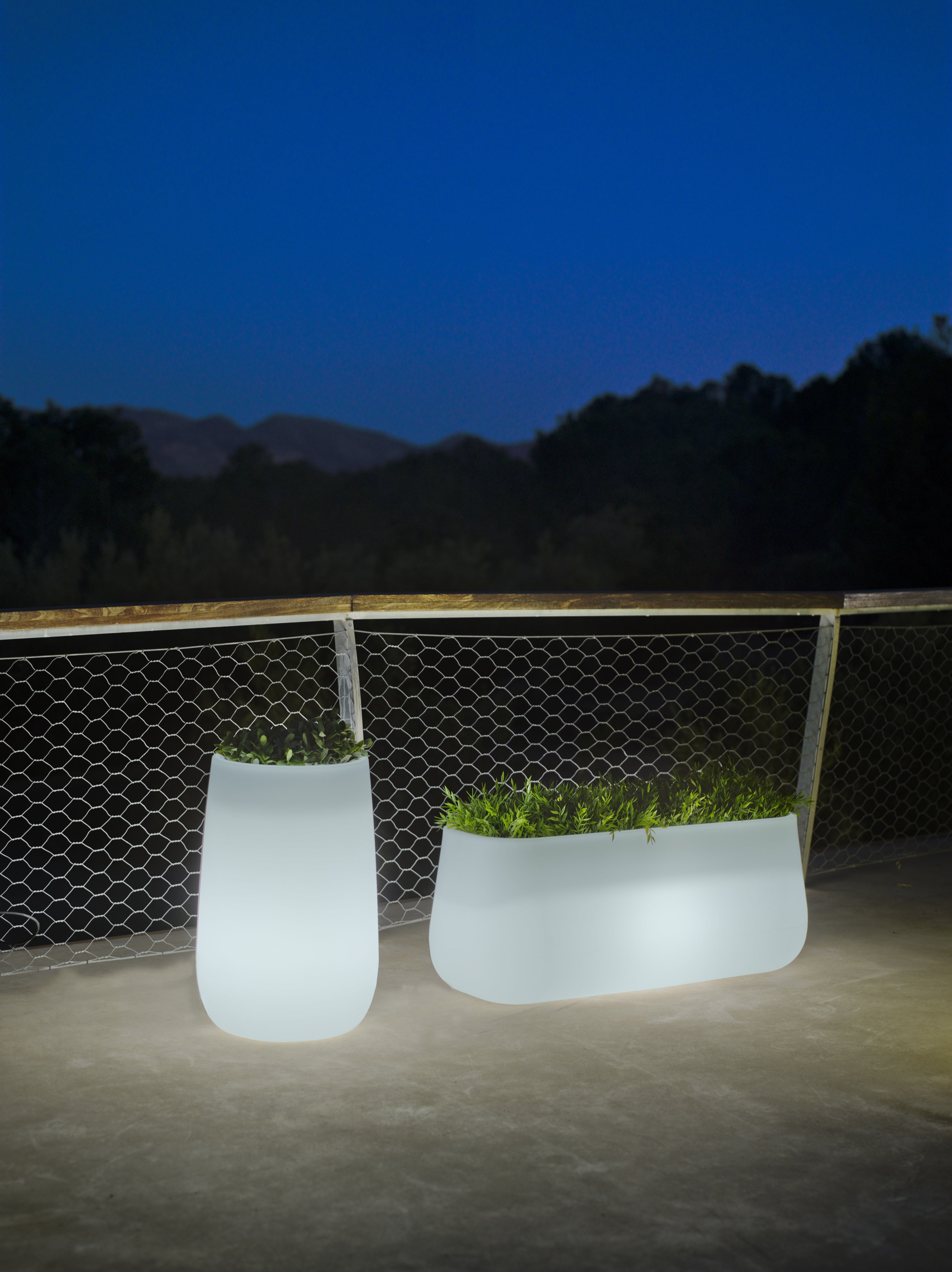 Doniczka solarna CAMELIA LED RGB 3322