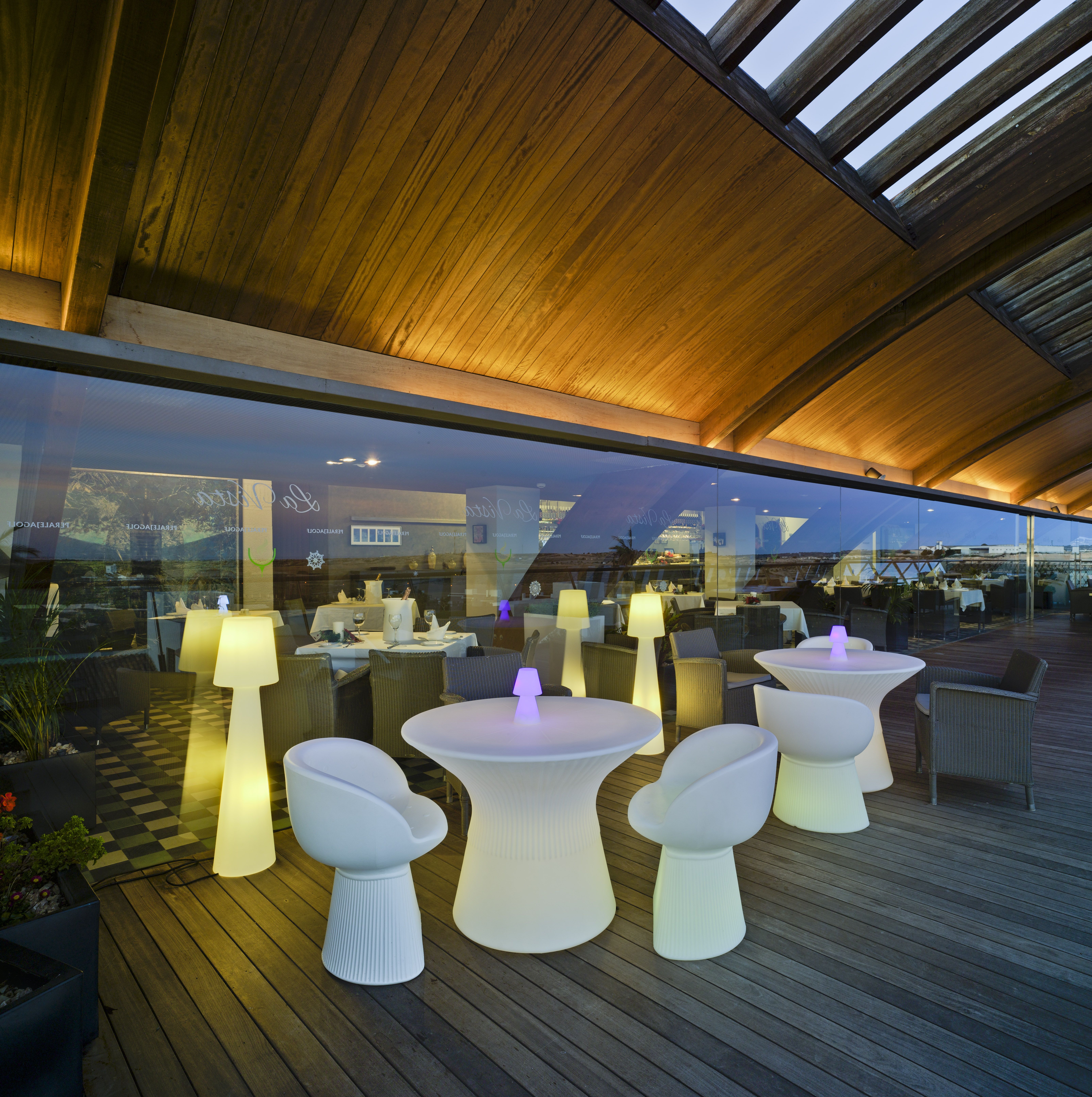 Stół solarny  LED RGB CAPRI IP65 3178