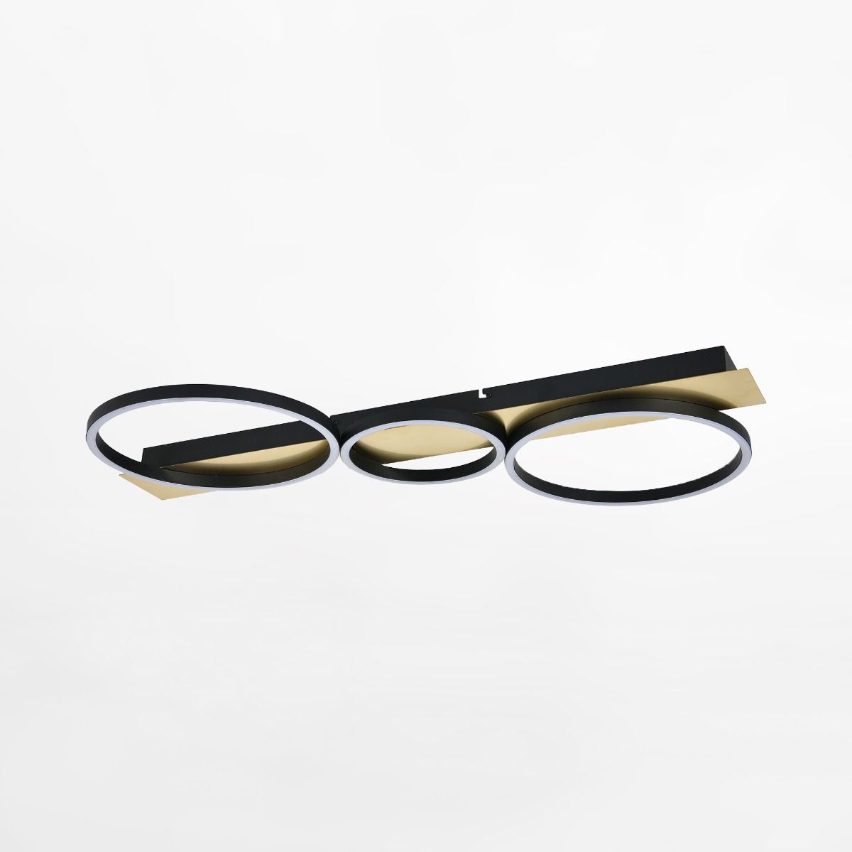 CL231204-3BK+GD PRIMO LAMPA SUFITOWA ZŁOTA-CZARNA/GOLD-BLACK