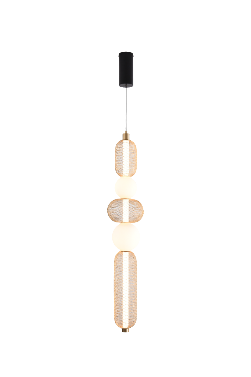 MD2596-5A-3BGT SARR LAMPA WISZĄCA BLACK+GOLD