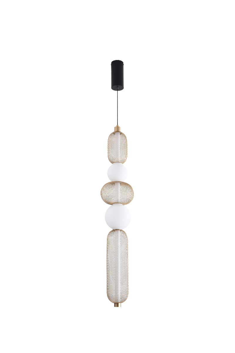 MD2596-5A-3BGT SARR LAMPA WISZĄCA BLACK+GOLD
