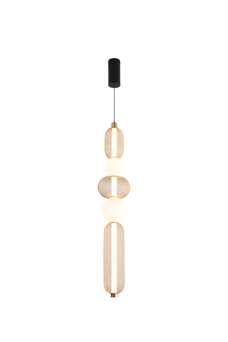 MD2596-5A-3BGT SARR LAMPA WISZĄCA BLACK+GOLD