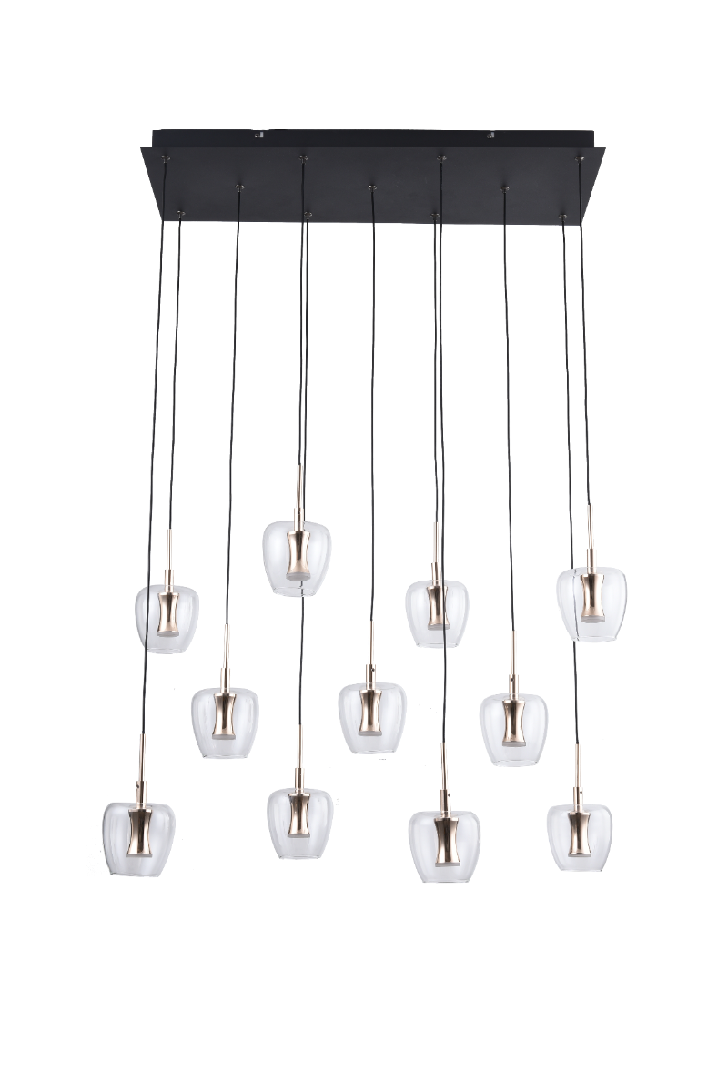 MD2291-1A-3BGN NELSON LAMPA WISZĄCA BLACK-GOLD