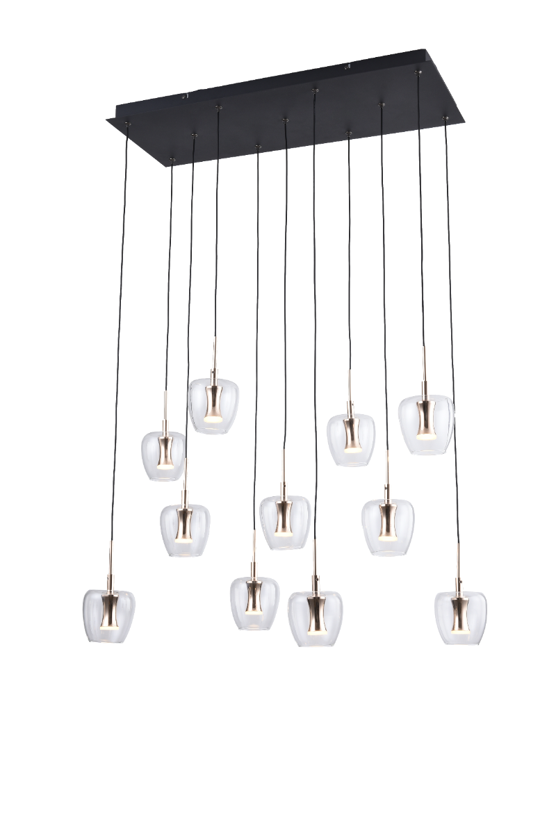 MD2291-1A-3BGN NELSON LAMPA WISZĄCA BLACK-GOLD